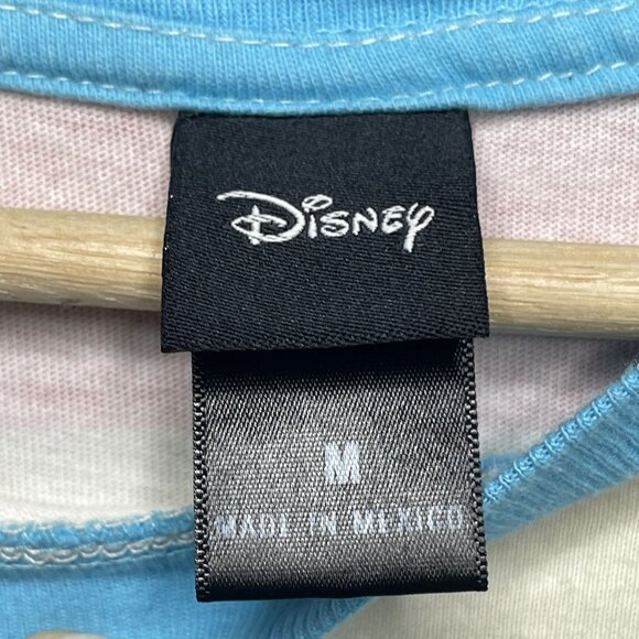 Disney Winnie The Pooh Duo Stripe Girls Ringer T-Shirt Medium - Picture 3 of 6